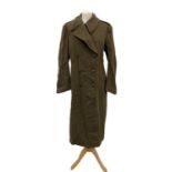 A French army issue wool greatcoat, Marseille manufactured. Labelled 31.