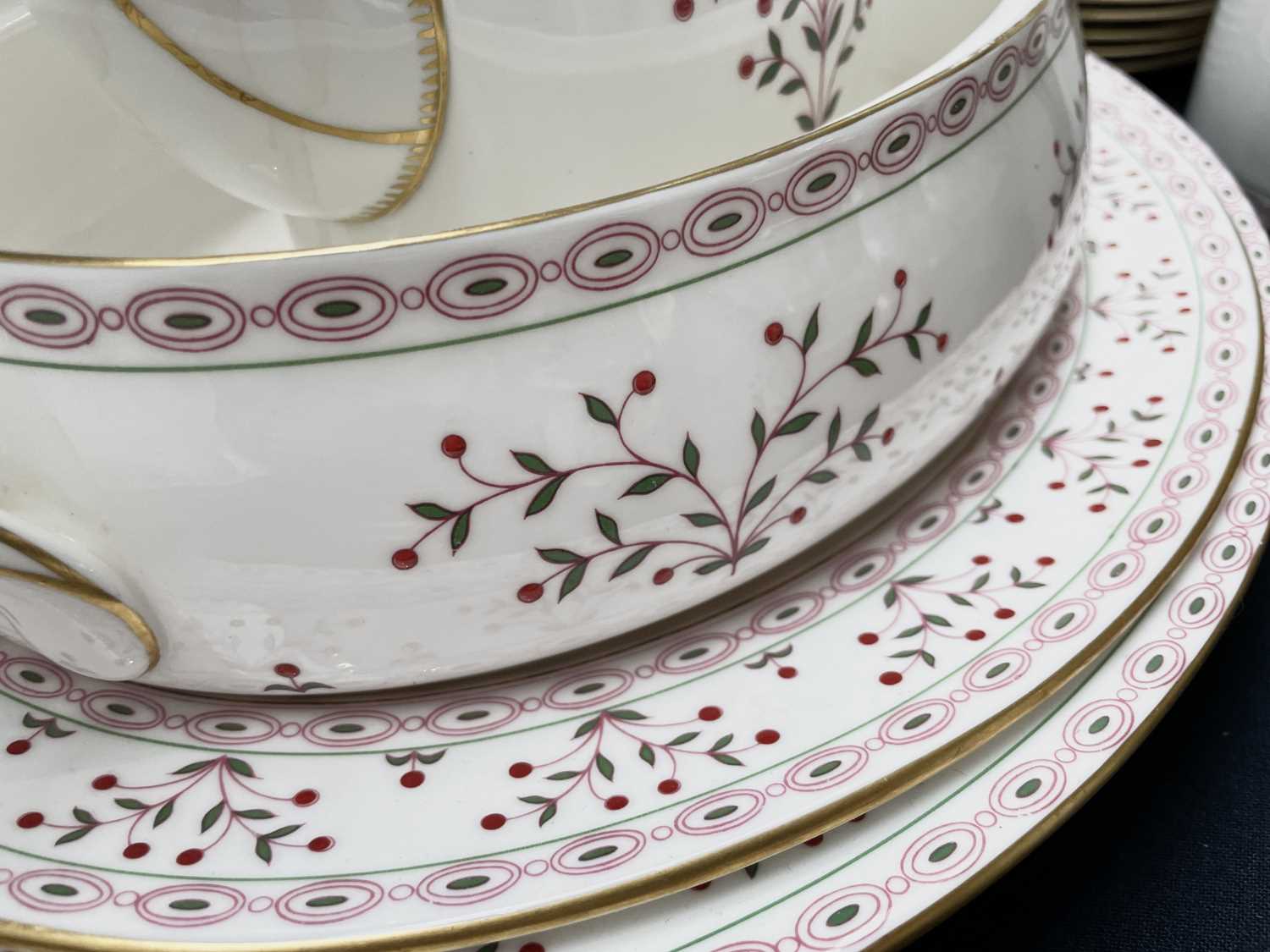 An extensive Royal Crown Derby 'Brittany' pattern dinner, tea and coffee service, comprising two - Image 5 of 5