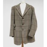 A John G Hardy gentleman's wool/tweed jacket, approximate size large.