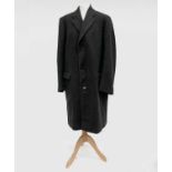 A gentleman's Daks 'Simpson Tailored' wool overcoat. approximate size small-medium.