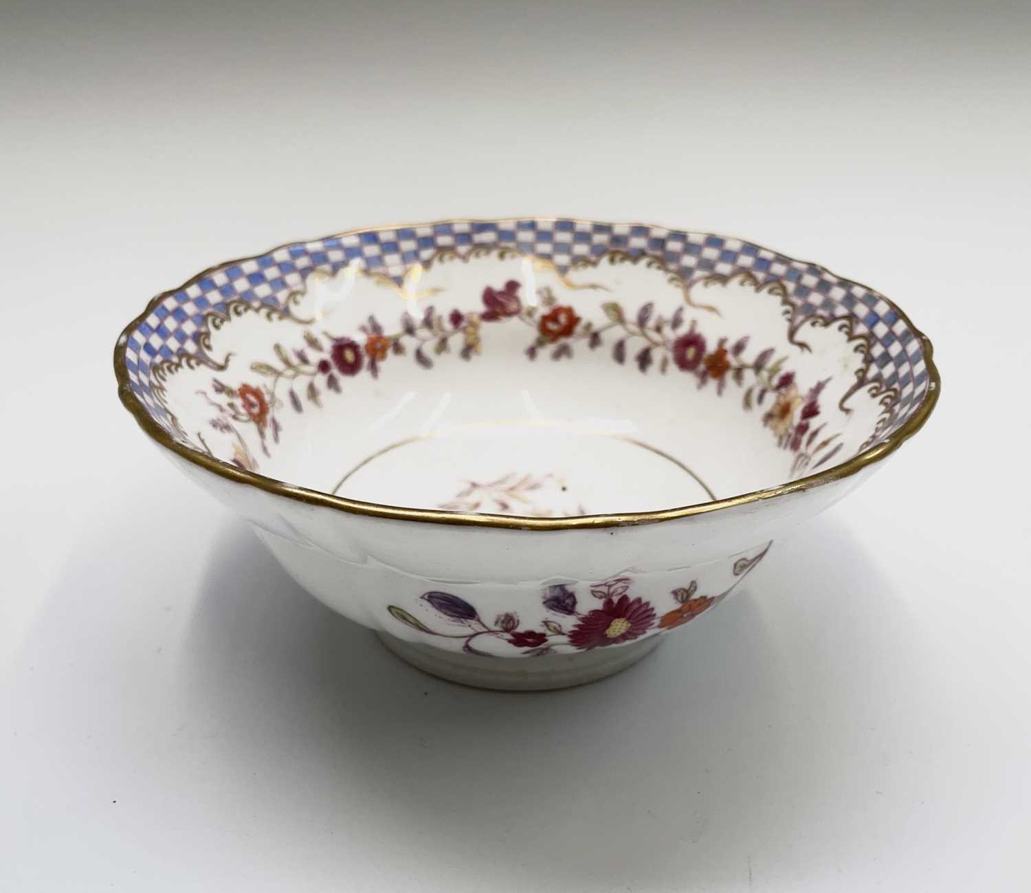 A Victorian tea service with floral decoration, comprising teapot, sucrier, milk jug, five - Image 7 of 21