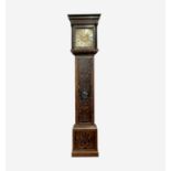 A fine walnut and marquetry eight day longcase clock, 17th/18th century, signed D. Quare, London,