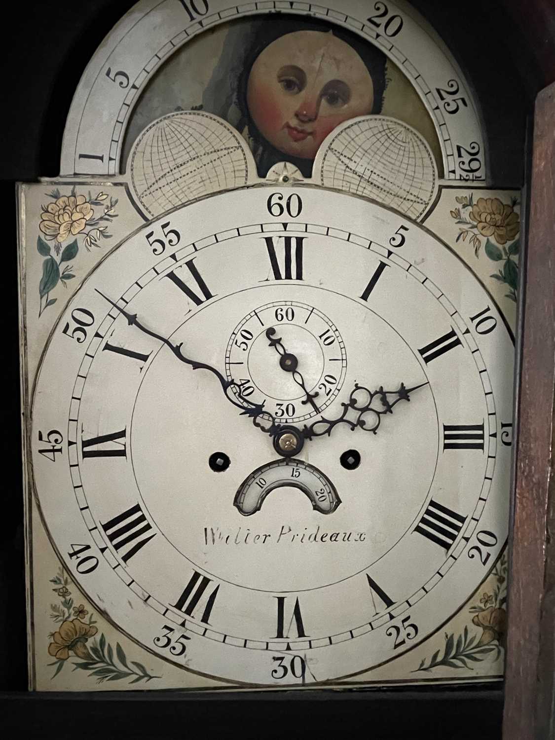 A George III oak and mahogany eight day longcase clock, the 33.3cm arched painted dial signed ' - Image 11 of 11