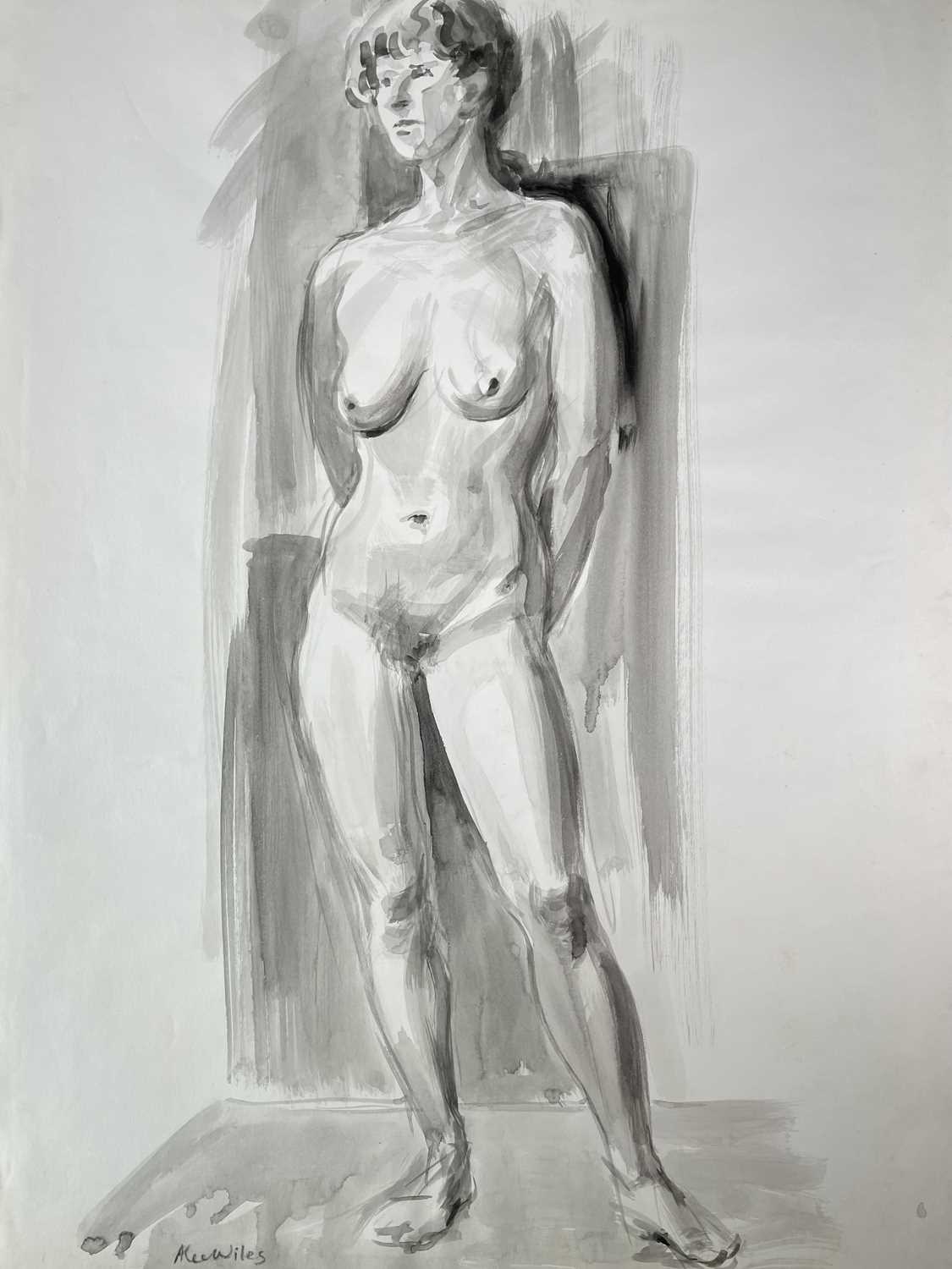 Alec WILES (1924) Noami FREARS (1963) Nude drawings A collection of ten drawings by Alec Wiles One - Image 2 of 5