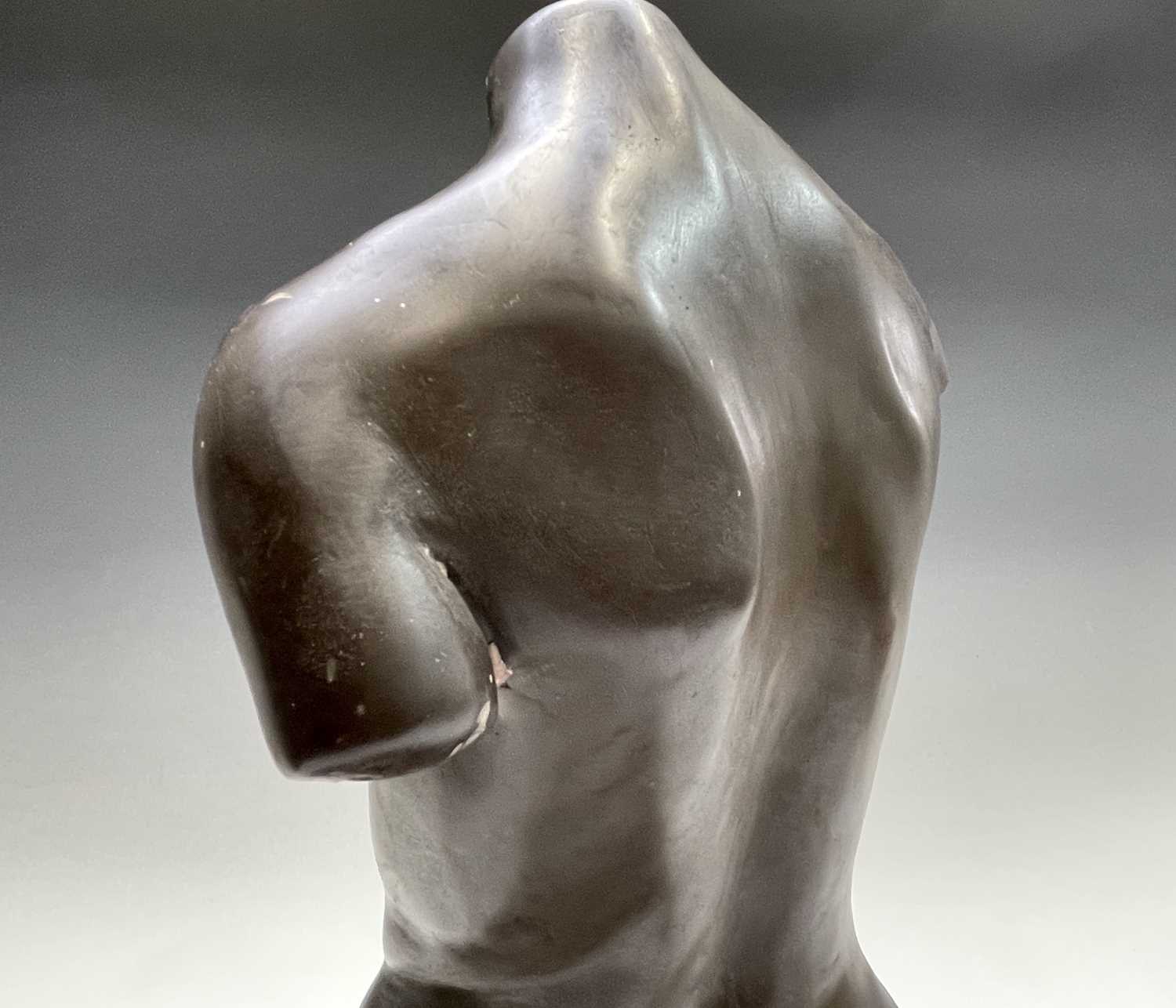 Alec WILES (1924)Female Torso Cold cast bronze sculpture Signed Height 34cm Alec Ernest Wiles was - Image 6 of 11