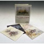 'The World, A Canvas - Ben Maile' the book together with 5 inscribed cards