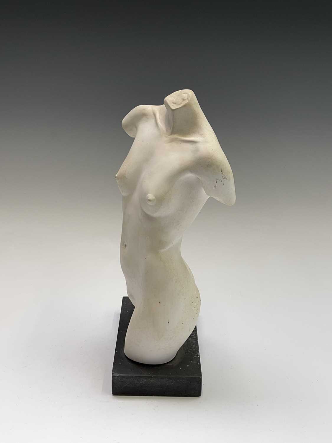 Alec WILES (1924)Female Torso Plaster sculpture Height 32cm - Image 7 of 10