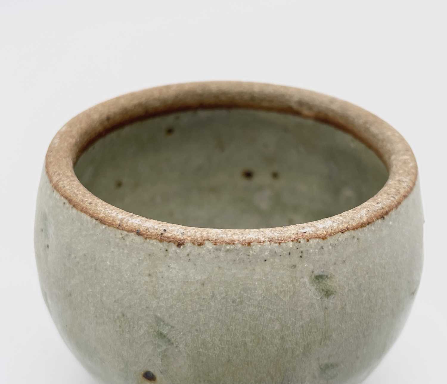 A Bill Marshall (1923-2007) salt, a Richard Batterham small bowl and cover and three other small - Image 16 of 20