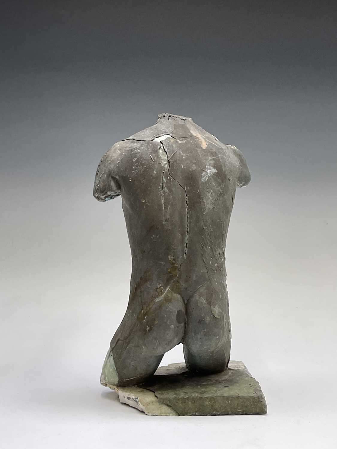 Alec WILES (1924)Males Torso Plaster and resin sculpture Signed Height 31cm - Image 8 of 13