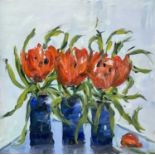 Alison SUMMERFIELD (XX-XXI)Still Life Oil on board Signed and inscribed to verso 30 x 30.5cm