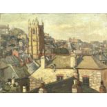 Eileen IZARDSt Ives RooftopsOil on canvas Signed 31 x 41cm