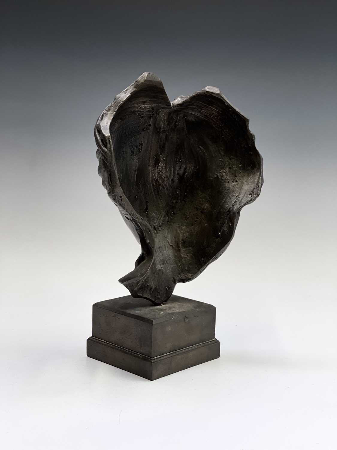 Alec WILES (1924)Aphrodite Bronzed resin mask and plinth Height 35cm - Image 5 of 8