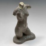 Alec WILES (1924)Female Torso Bronzed resin sculpture Signed and dated 1979Height 30.5cm