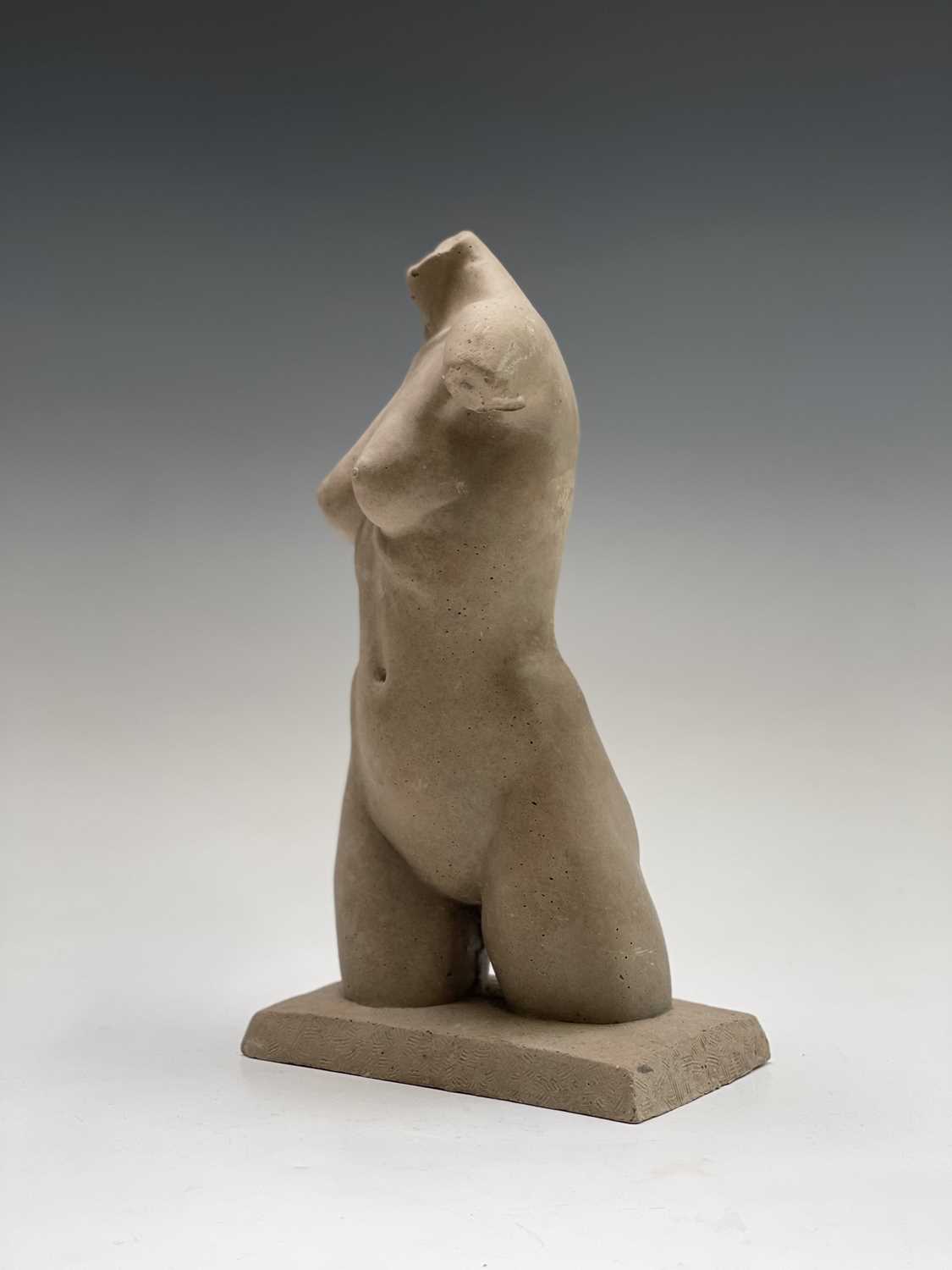 Alec WILES (1924)Female Torso Ciment fondu Height 31cm - Image 8 of 11