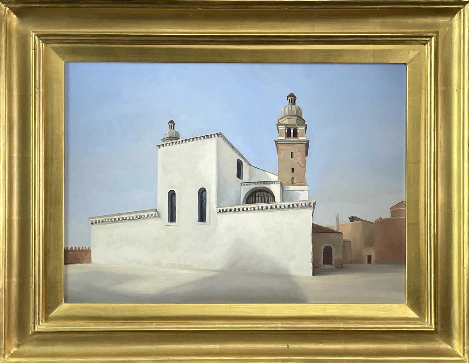 Roger DE MONTEBELLO (XX-XXI)Angelo San Raffaele, VeniceOil on board Signed, inscribed and dated 2000 - Image 2 of 3