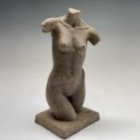 Alec WILES (1924)Female Torso Resin sculpture Signed and dated '95Height 31cm
