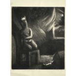 Davina JACKSON (1971)His Majesty the Child Etching Signed, inscribed and dated '97Numbered 5/30Plate