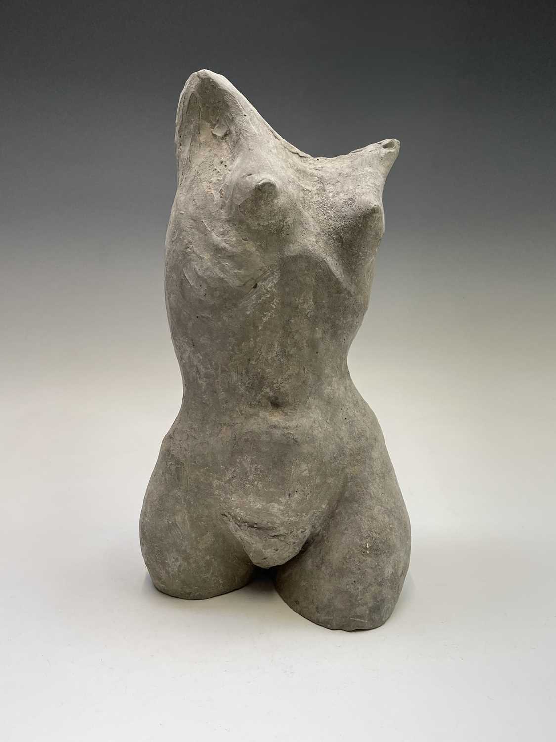 Alec WILES (1924)Female Torso Ciment fondu Height 36cm - Image 2 of 11