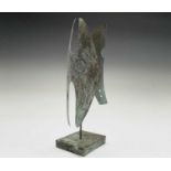 William BLACK (20th Century British)Upright FormsOxidised copper sculpture Signed, inscribed and