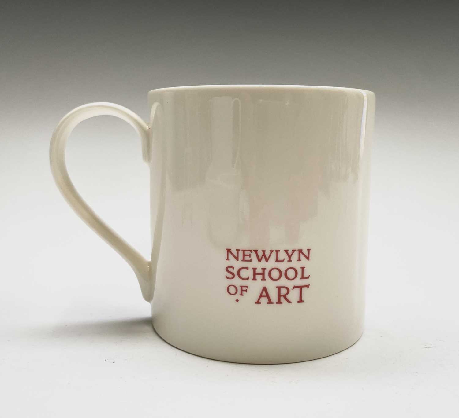 Rose HILTON (1931-2019) A limited-edition creamware mug produced for Newlyn Art School showing a - Image 3 of 5