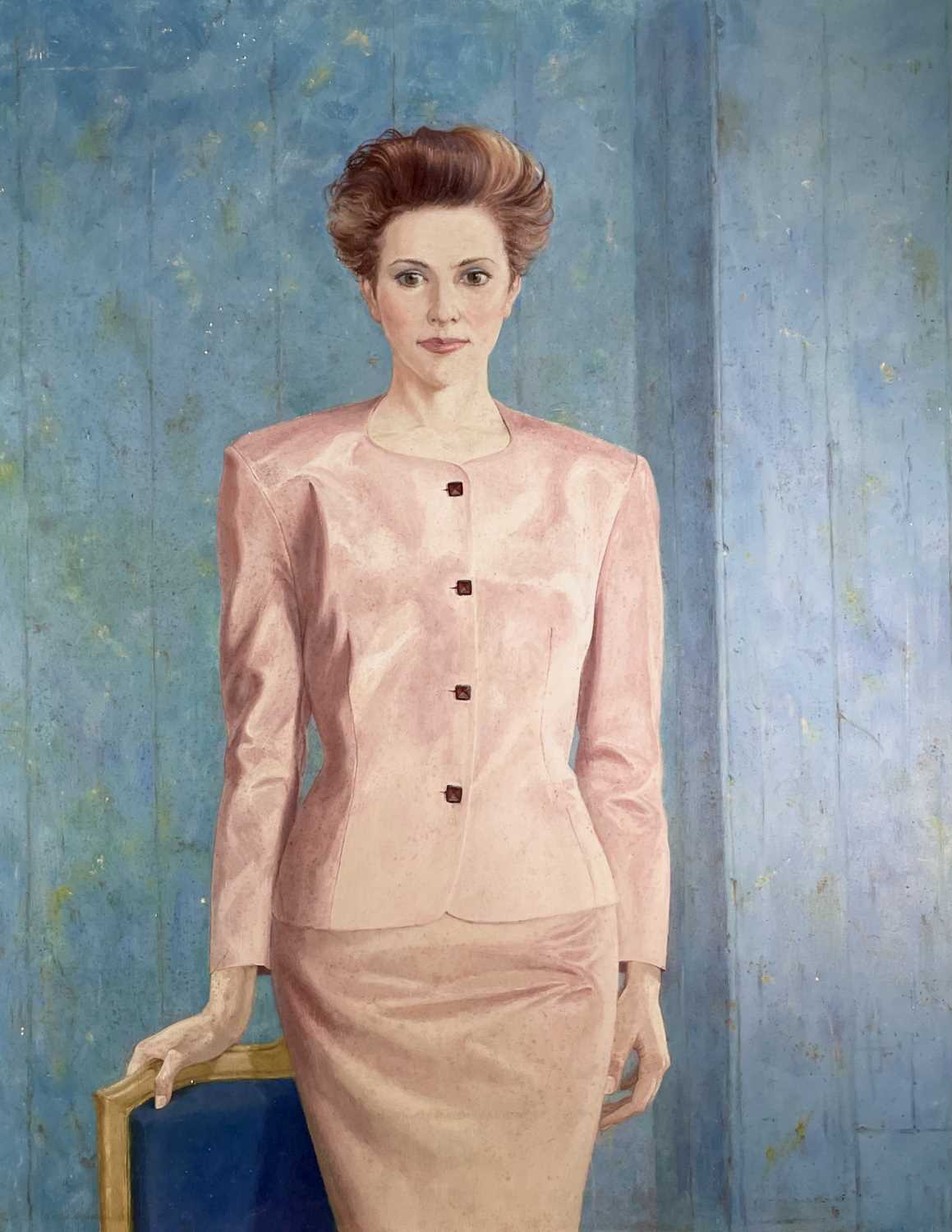 Alec WILES (1924) Six portraits in 0ils They include: The Uniform 90x74cm signed and with Royal - Image 14 of 16