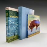 Three David Hockney publications: Portrait of David Hockney, Peter Webb, first edition 1988,