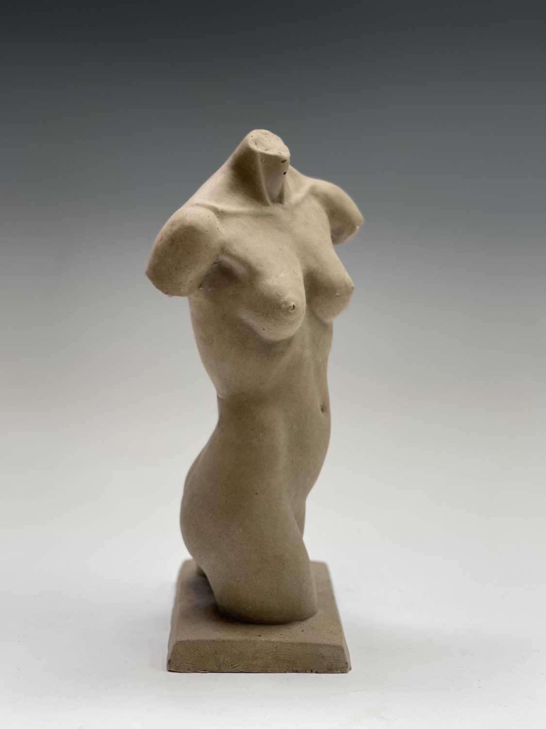 Alec WILES (1924)Female Torso Ciment fondu Height 31cm - Image 9 of 11