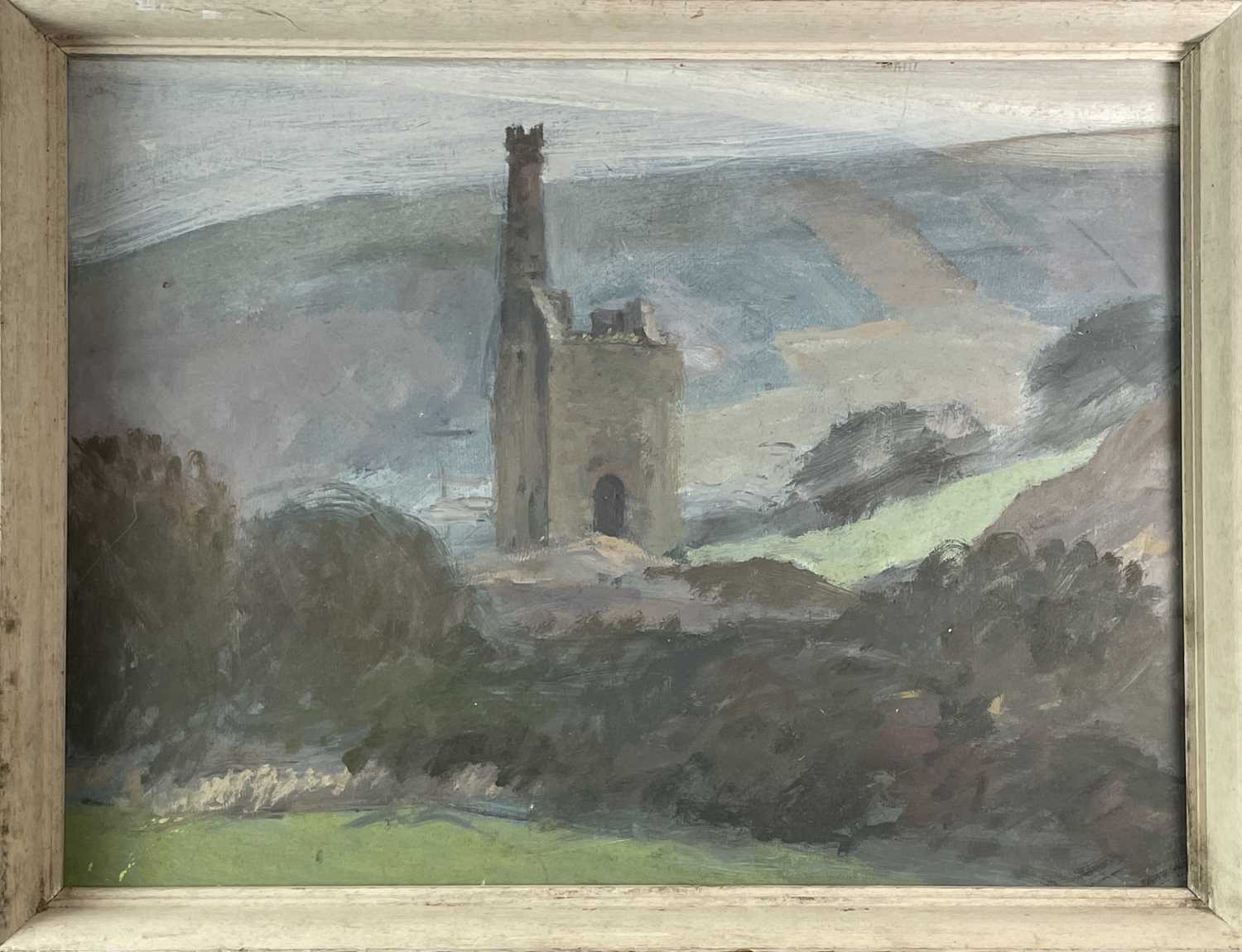 Alec WILES (1924) Engine House Oil on board 44x60cm - Image 3 of 3