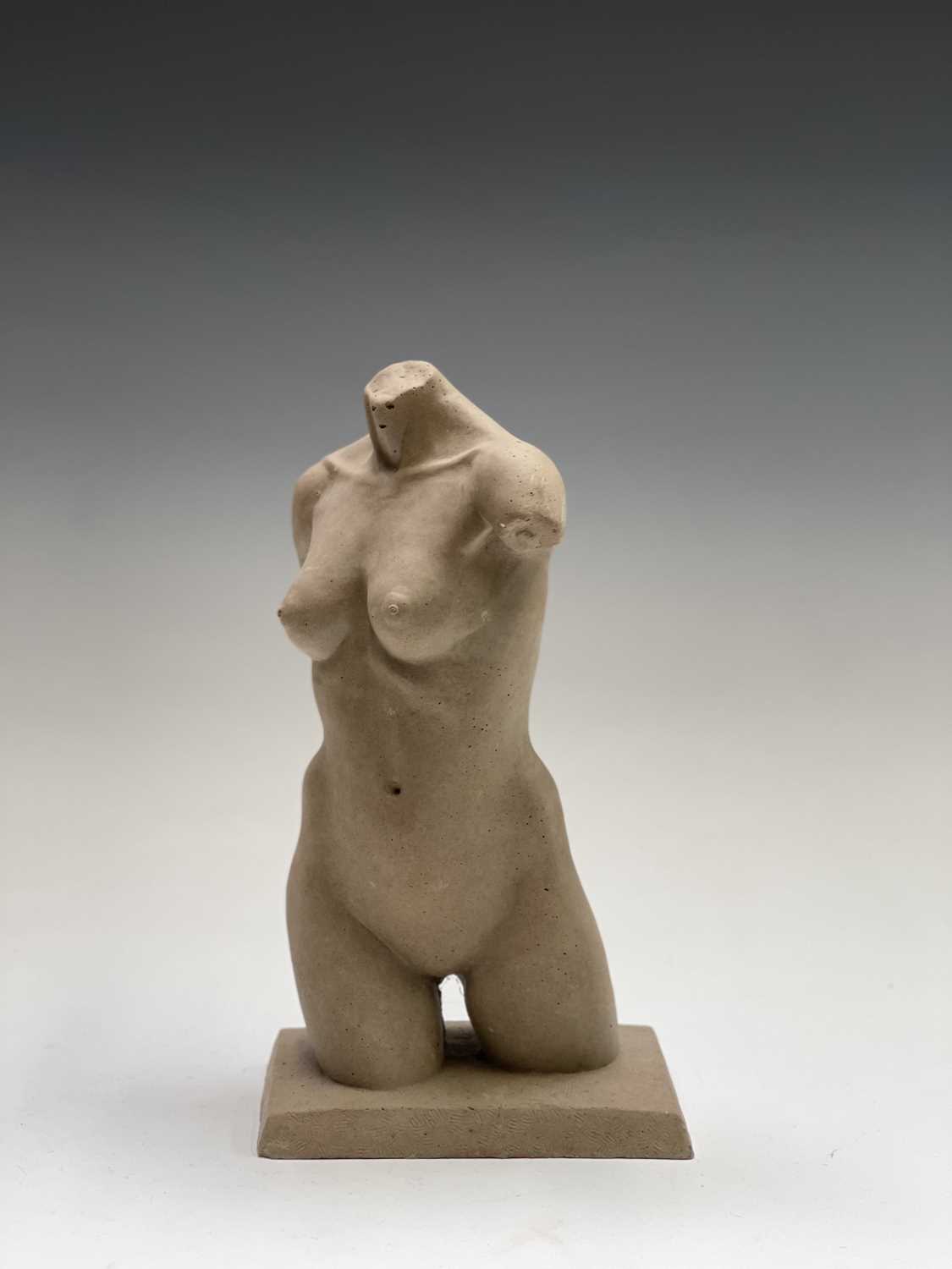 Alec WILES (1924)Female Torso Ciment fondu Height 31cm - Image 11 of 11