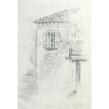 Ingrid SOFRIN (20th/21st Century) Study of a House, FrancePencil Signed and dated 27/8/0329 x 19.