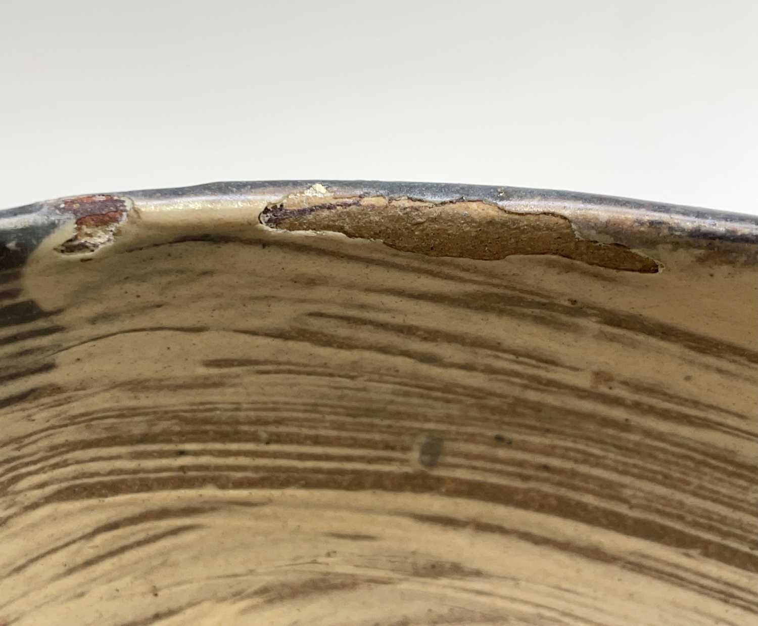 William MARSHALL (1923-2007) A stoneware footed bowl, the swollen body with brushed blue and grey - Image 7 of 11