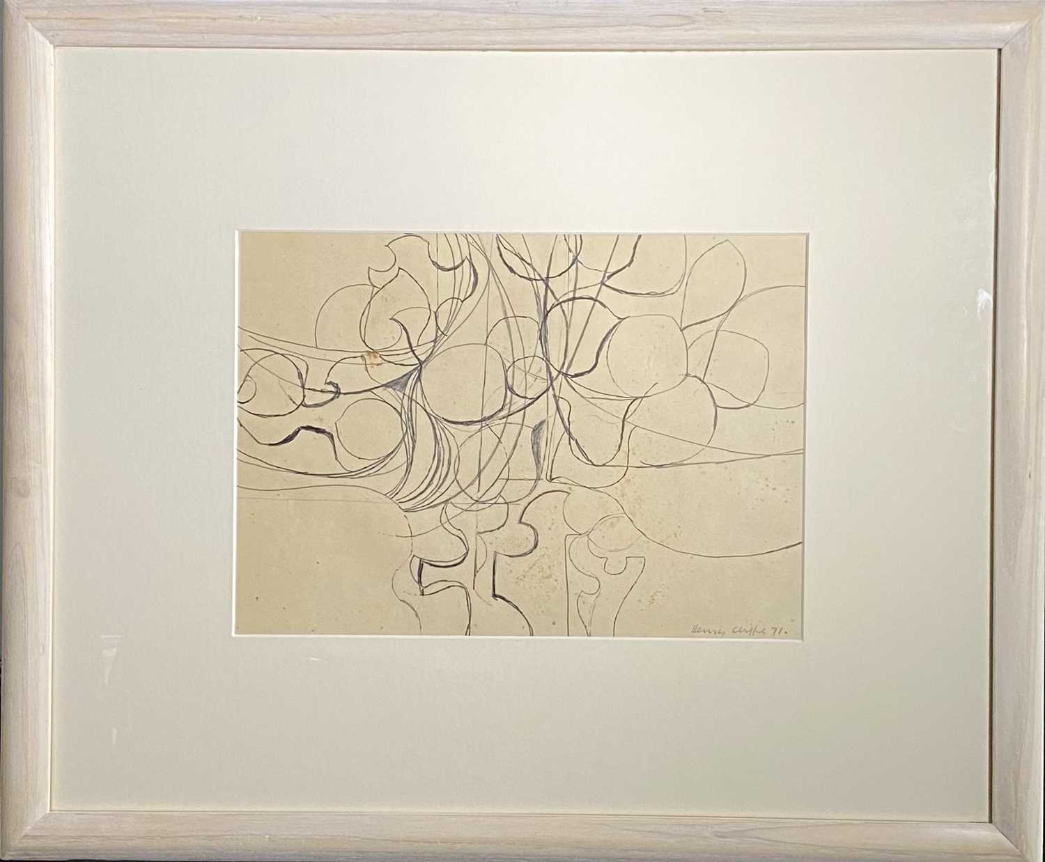 Henry CLIFFE (1919-1983)Landscape Abstract Study EPencil on paper Signed and dated 1971 27 x - Image 3 of 8