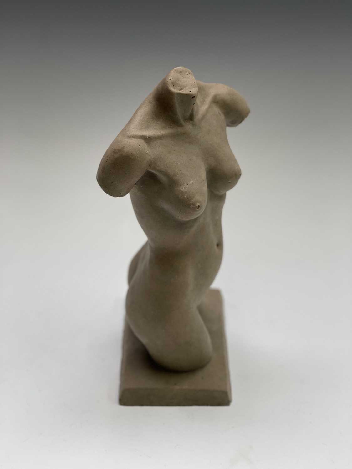 Alec WILES (1924)Female Torso Ciment fondu Height 31cm - Image 2 of 11