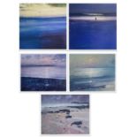 Mike HINDLE (1966)Five seascape prints Each signed and numberedCondition report: Each mounted but