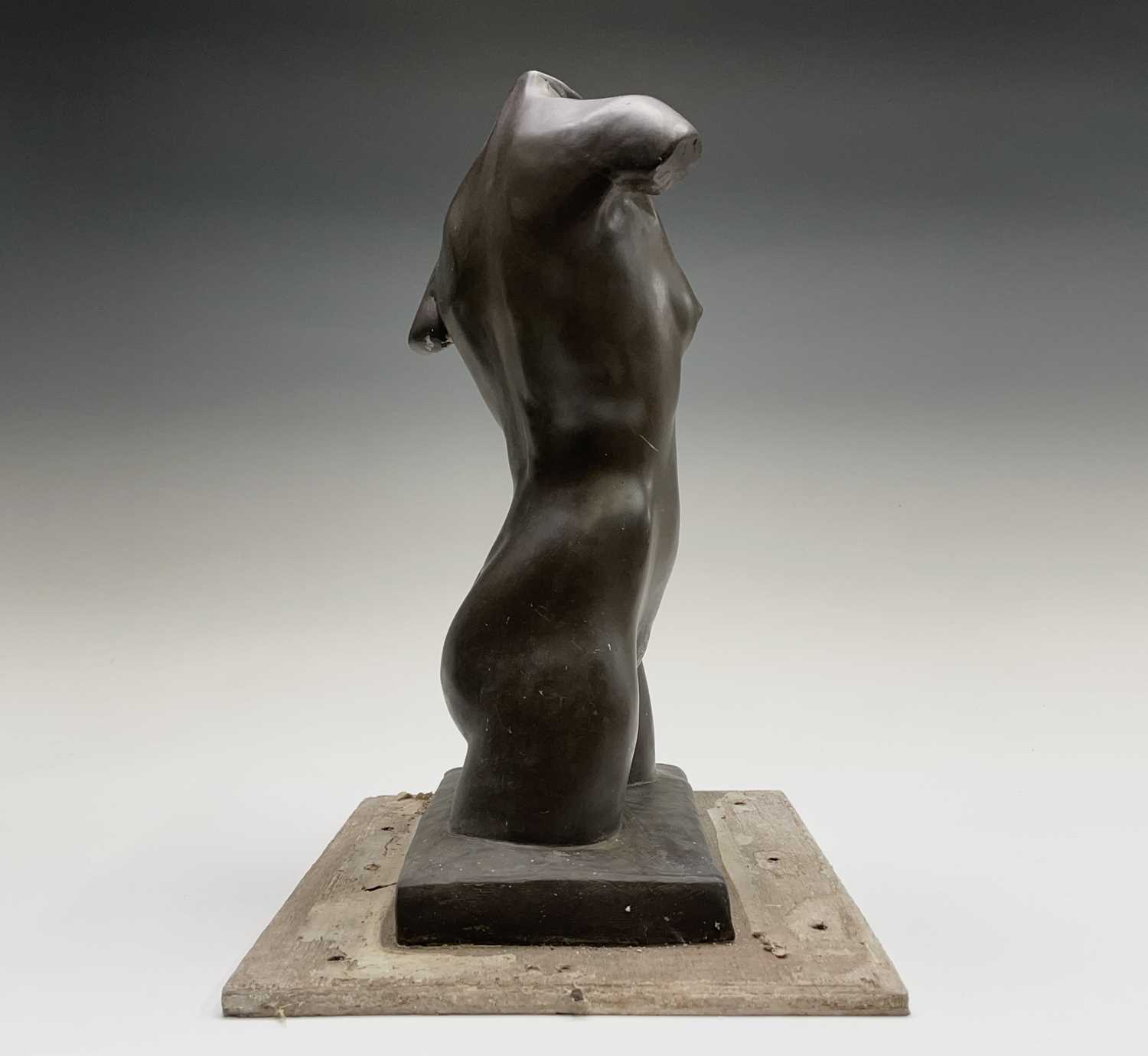 Alec WILES (1924)Female Torso Cold cast bronze sculpture Signed Height 34cm Alec Ernest Wiles was - Image 4 of 11