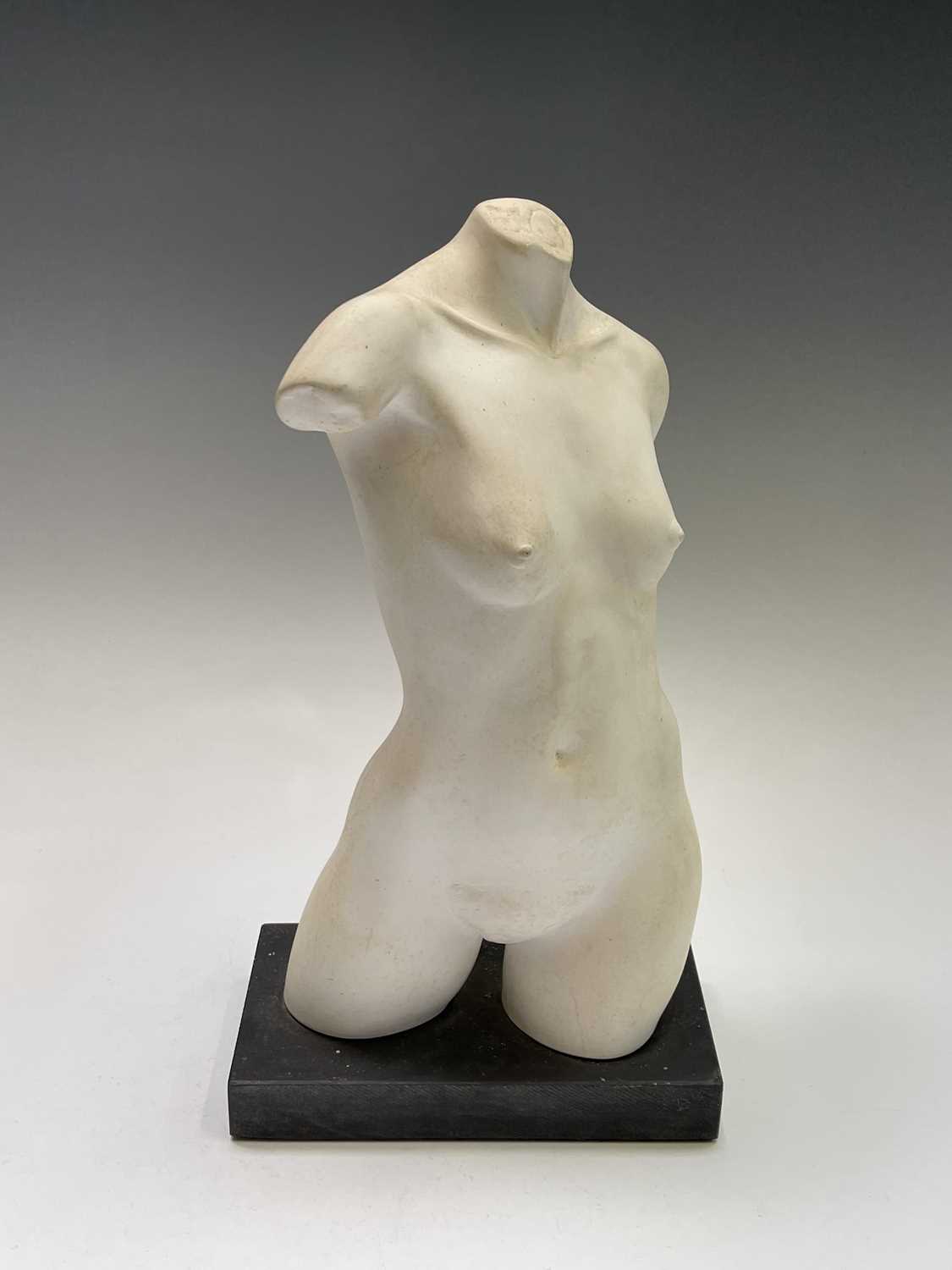 Alec WILES (1924)Female Torso Plaster sculpture Height 32cm - Image 2 of 10