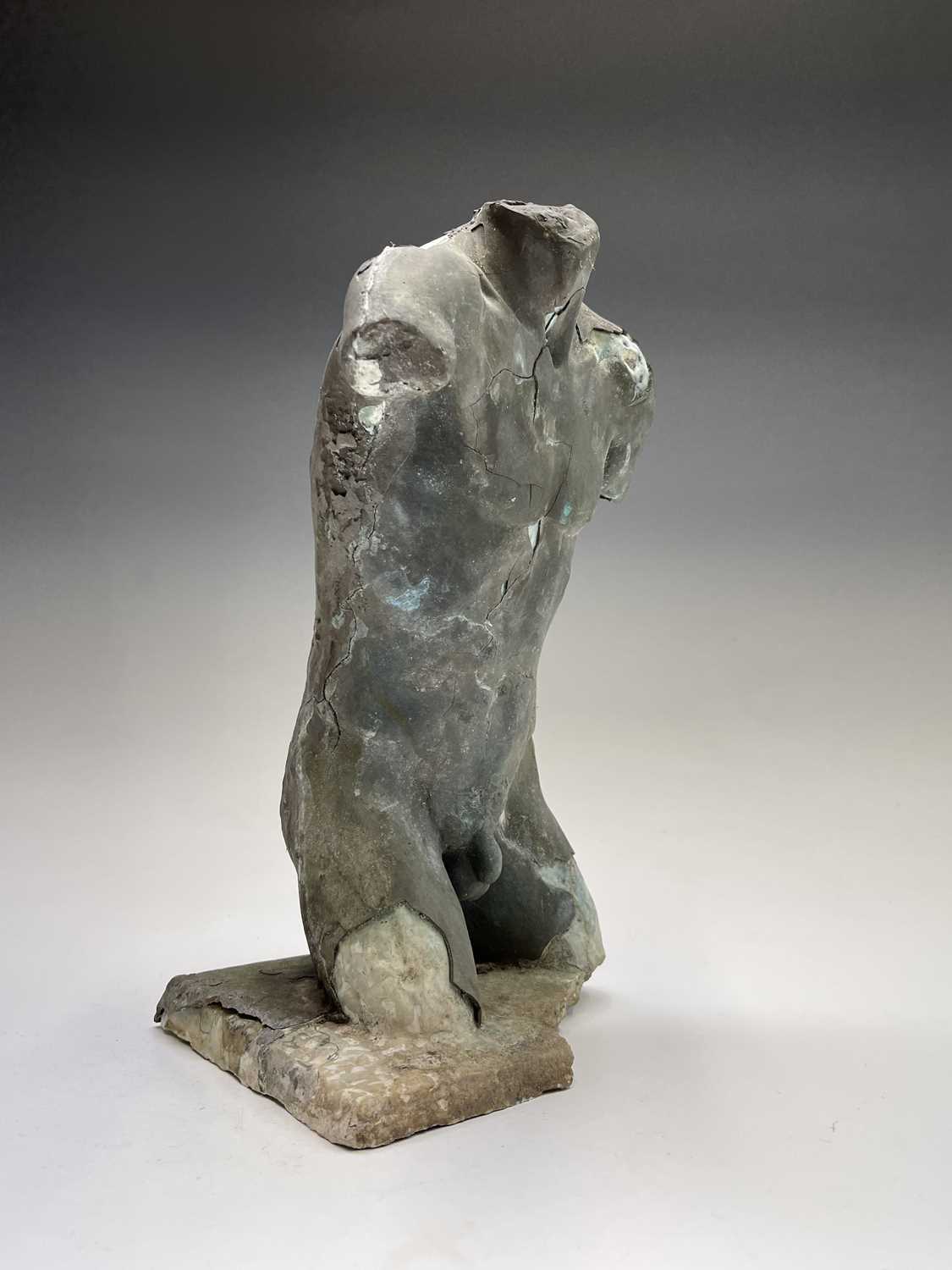 Alec WILES (1924)Males Torso Plaster and resin sculpture Signed Height 31cm - Image 2 of 13