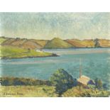 Elizabeth Lamorna KERR (1905-1990)Coastal Landscape Oil on board Signed 28 x 36cm