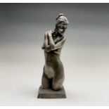 Alec WILES (1924)Female Form Bronzed resin sculpture Signed Height 36.5cm