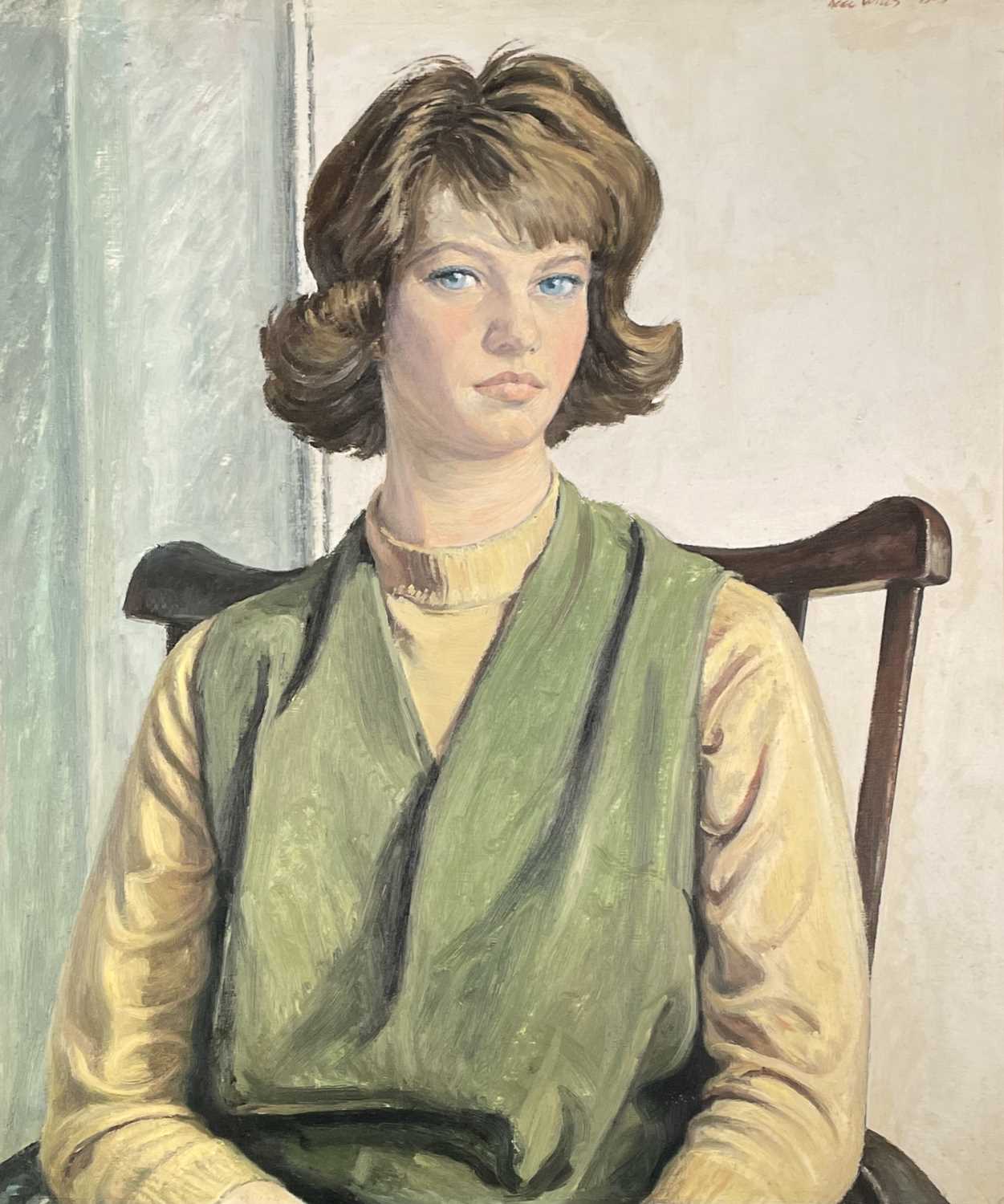 Alec WILES (1924) Six portraits in 0ils They include: The Uniform 90x74cm signed and with Royal - Image 2 of 16