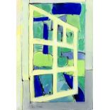 Tom CROSS (1931-2009) Garden Window Gouche Signed and dated 1988 41x30cm