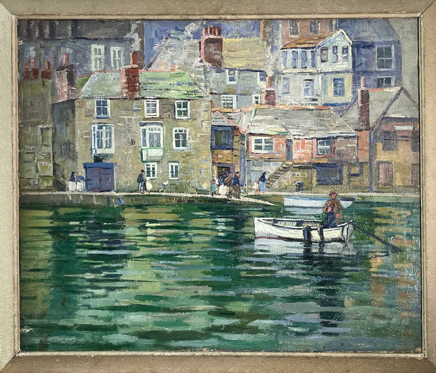 Marcella SMITH (1887-1963)Neap Tide, St Ives Oil on canvas SignedInscribed label to verso 50 x - Image 3 of 4