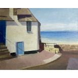 Victor BRAMLEYSt Ives Light (Westcott's Quay)Oil on board Signed Inscribed to verso 40 x 50cm