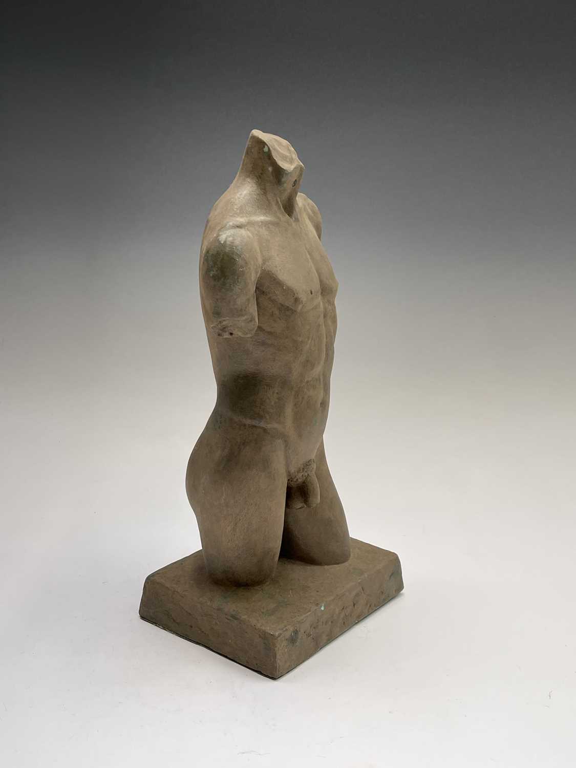 Alec WILES (1924)Males Torso Resin sculpture Signed Height 32cm - Image 3 of 13