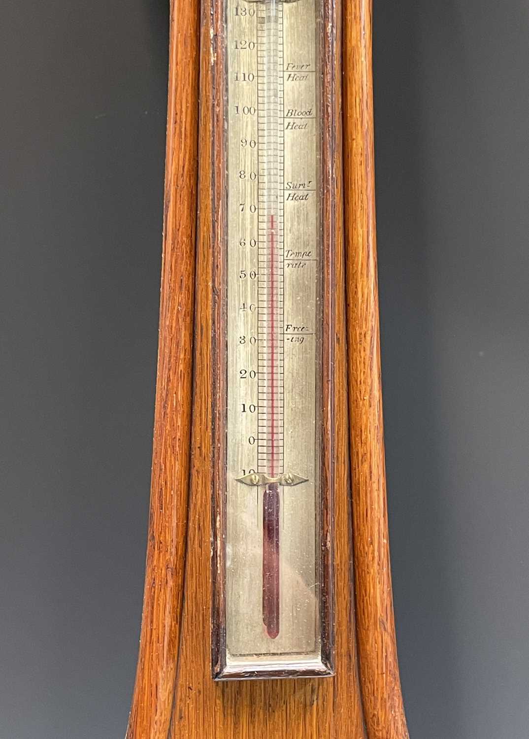 A Victorian rosewood wheel barometer, the silvered dial signed Beringer and Schwerer, Redruth, - Image 4 of 9