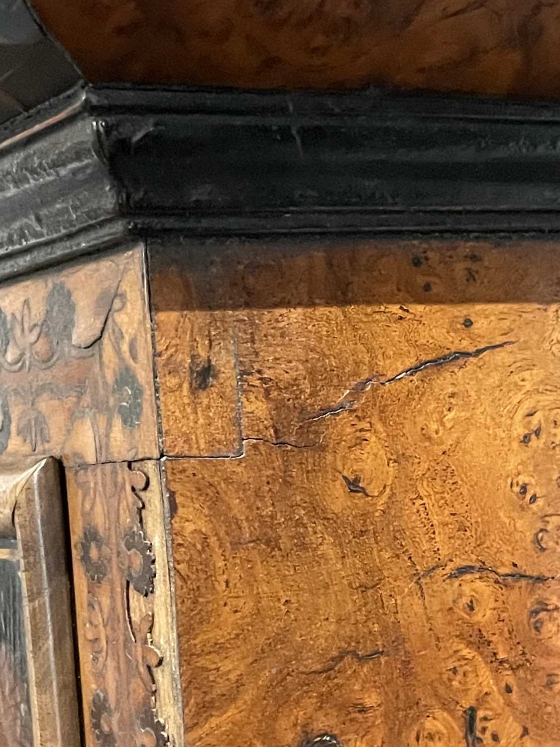 A fine walnut and marquetry eight day longcase clock, early 18th century, with an associated dial - Image 78 of 78