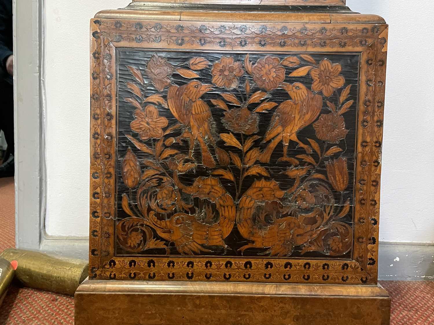 A fine walnut and marquetry eight day longcase clock, early 18th century, with an associated dial - Image 16 of 78