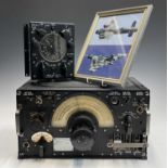 An Air Ministry radio receiver from a Lancaster bomber, type 1155B, serial number 96226, height 23.