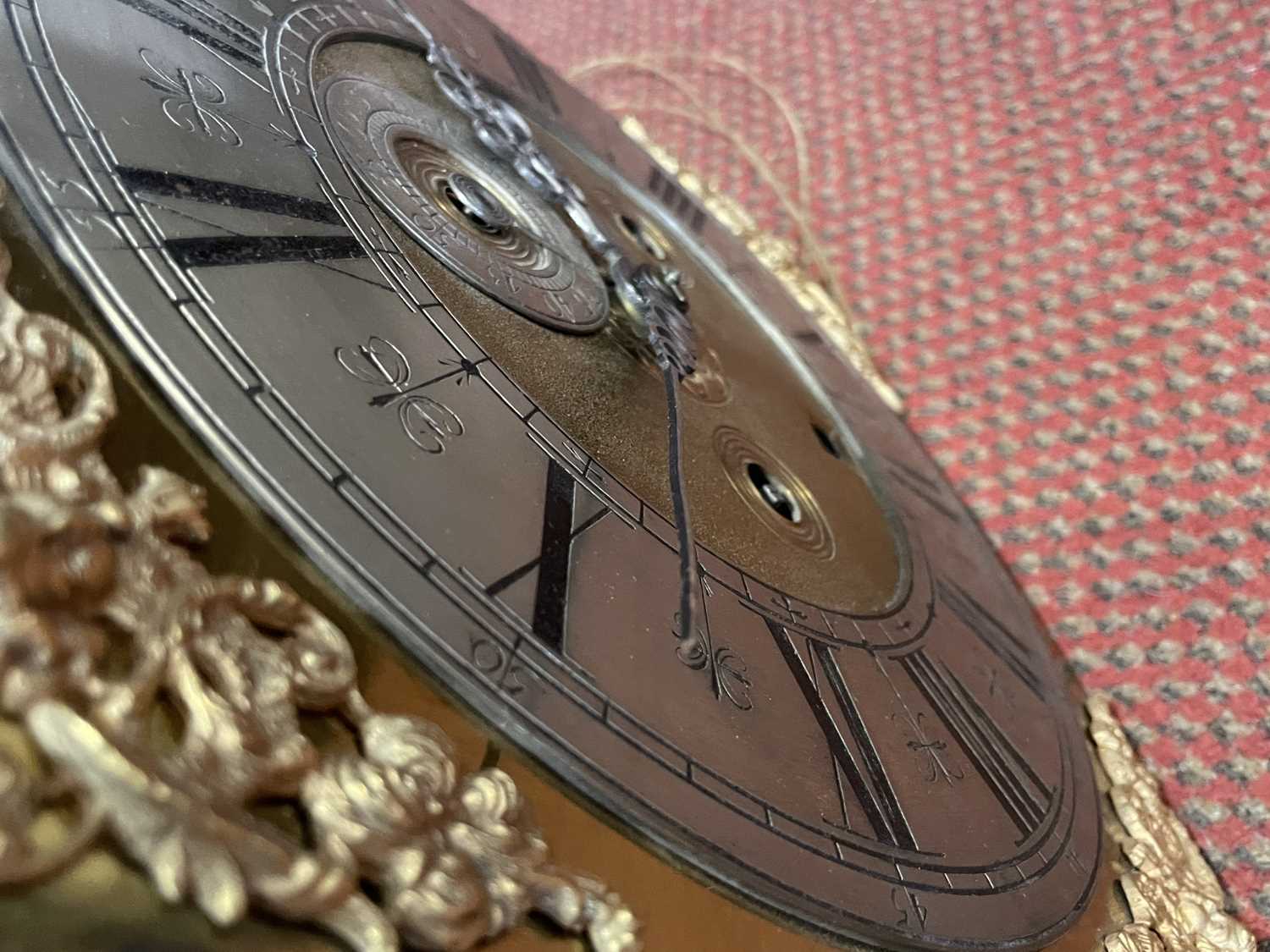 A fine walnut and marquetry eight day longcase clock, early 18th century, with an associated dial - Image 34 of 78