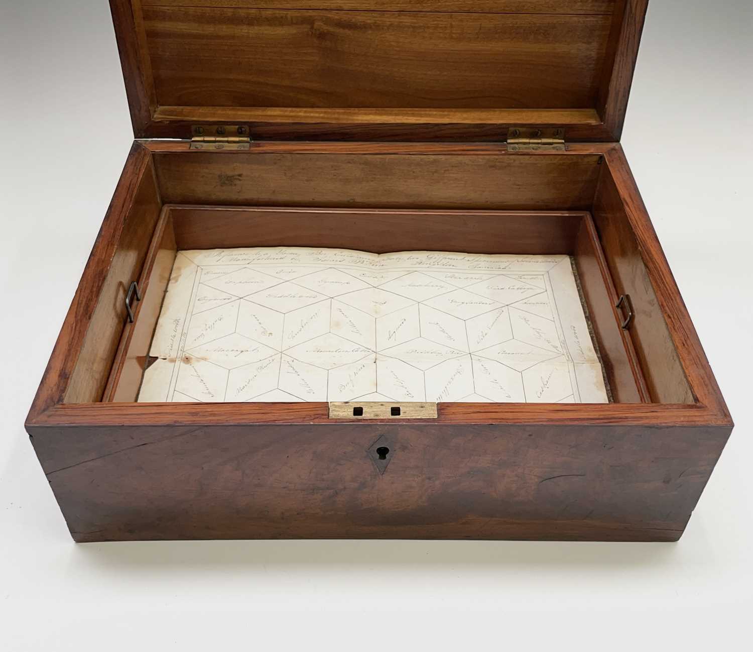 A rare Jamaican specimen wood workbox, by James Pitkin, Kingston, Jamaica, circa 1835/1840, the - Image 24 of 35